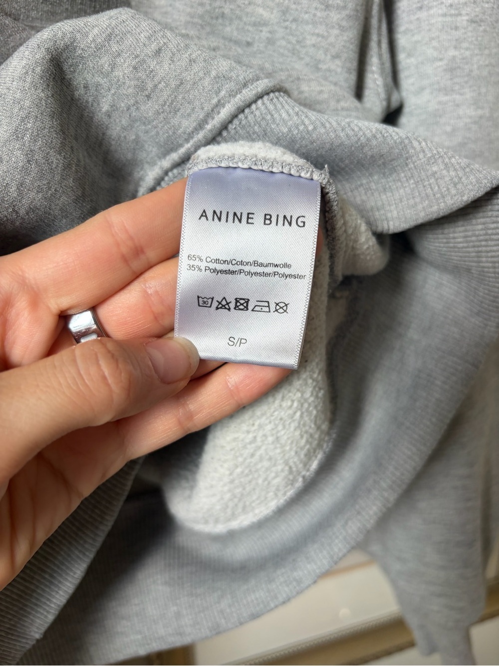 Anine Bing Kenny Sweatshirt Motel Small - Picture 9 of 12